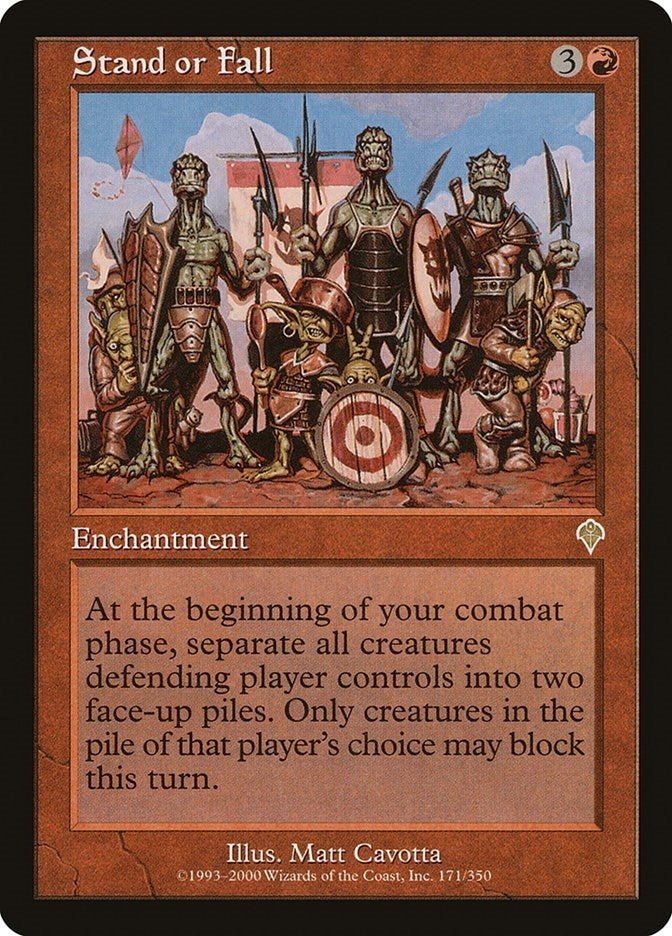 Image for Stand or Fall (171) [Invasion] - Magic: The Gathering