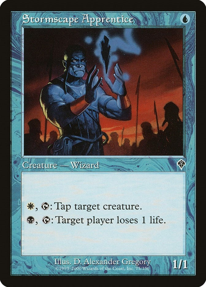 Image for Stormscape Apprentice (75) [Invasion] - Magic: The Gathering