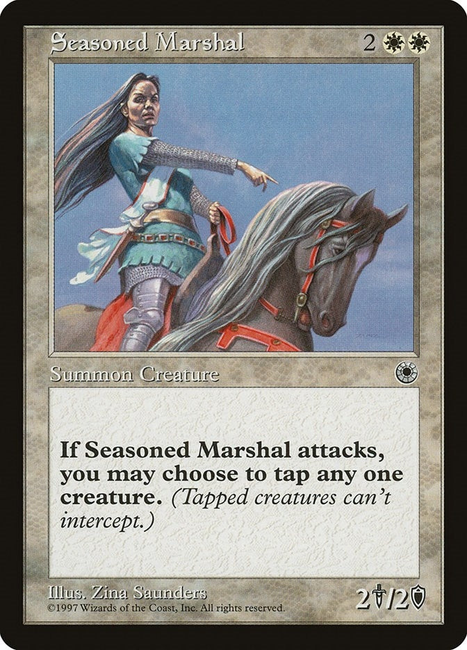 Image for Seasoned Marshal [Portal] - Magic: The Gathering