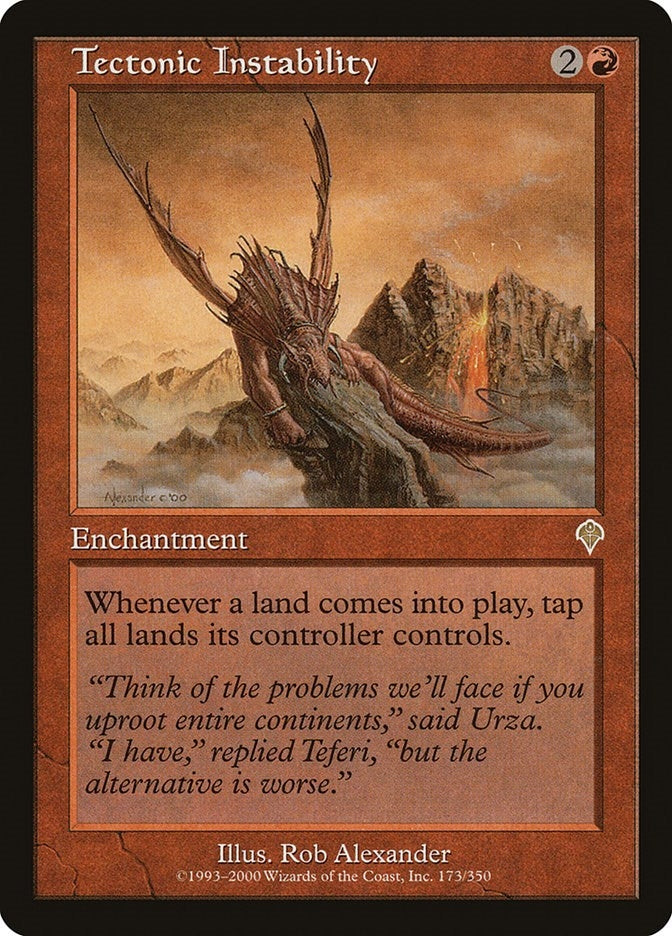 Image for Tectonic Instability (173) [Invasion] - Magic: The Gathering