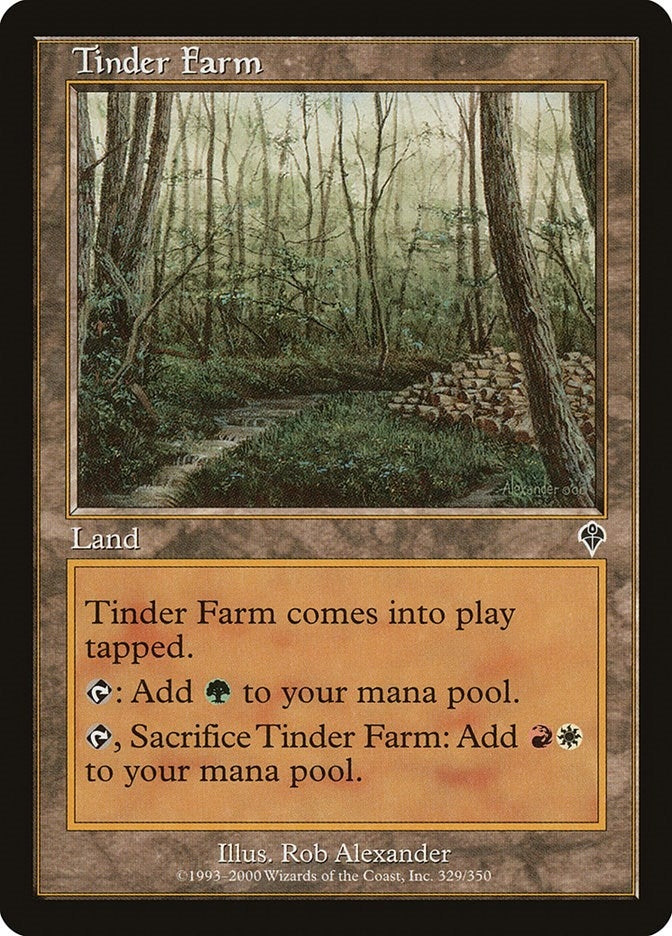 Image for Tinder Farm (329) [Invasion] - Magic: The Gathering