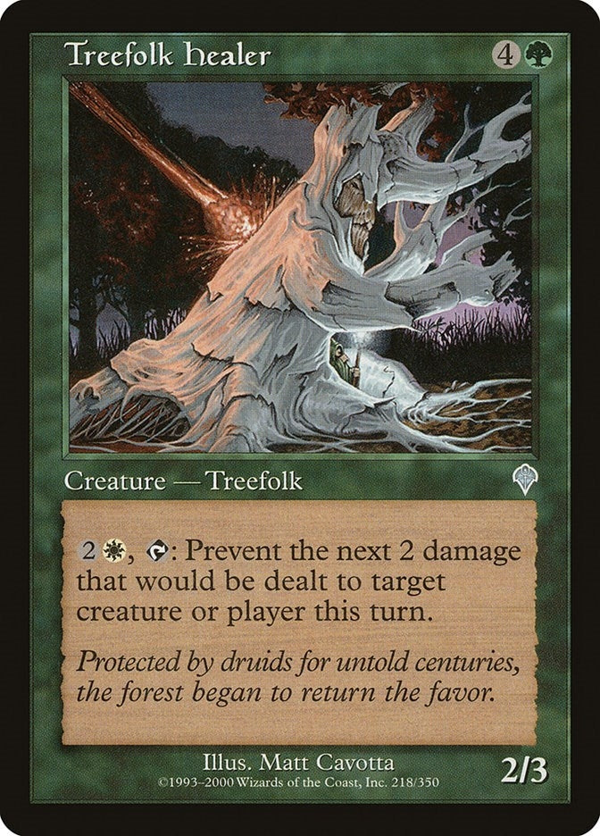 Image for Treefolk Healer (218) [Invasion] - Magic: The Gathering