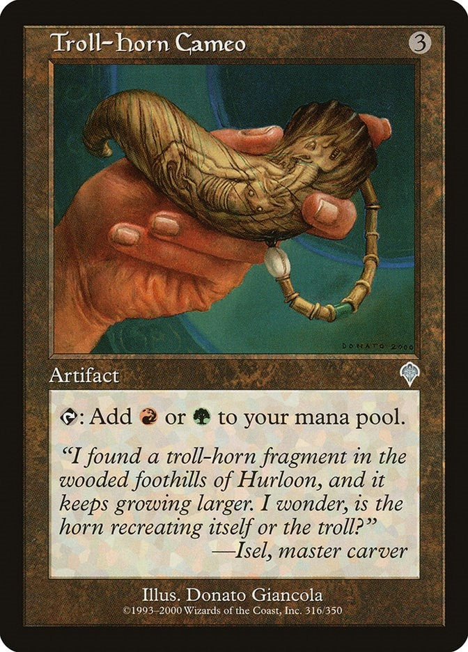 Image for Troll-Horn Cameo (316) [Invasion] - Magic: The Gathering