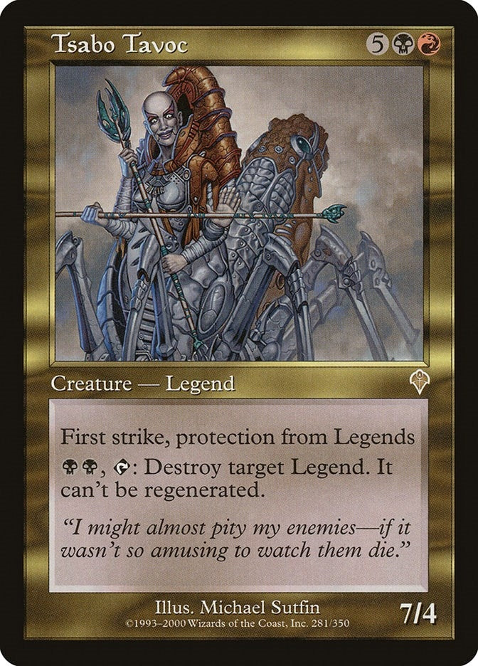 Image for Tsabo Tavoc (281) [Invasion] - Magic: The Gathering