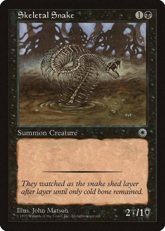 Image for Skeletal Snake [Portal] - Magic: The Gathering