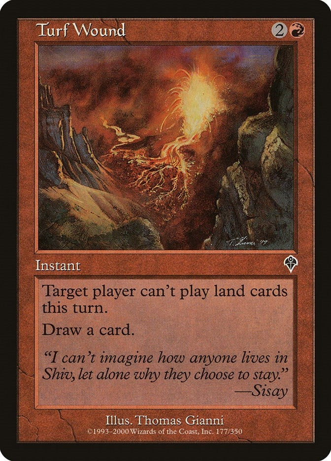 Image for Turf Wound (177) [Invasion] - Magic: The Gathering