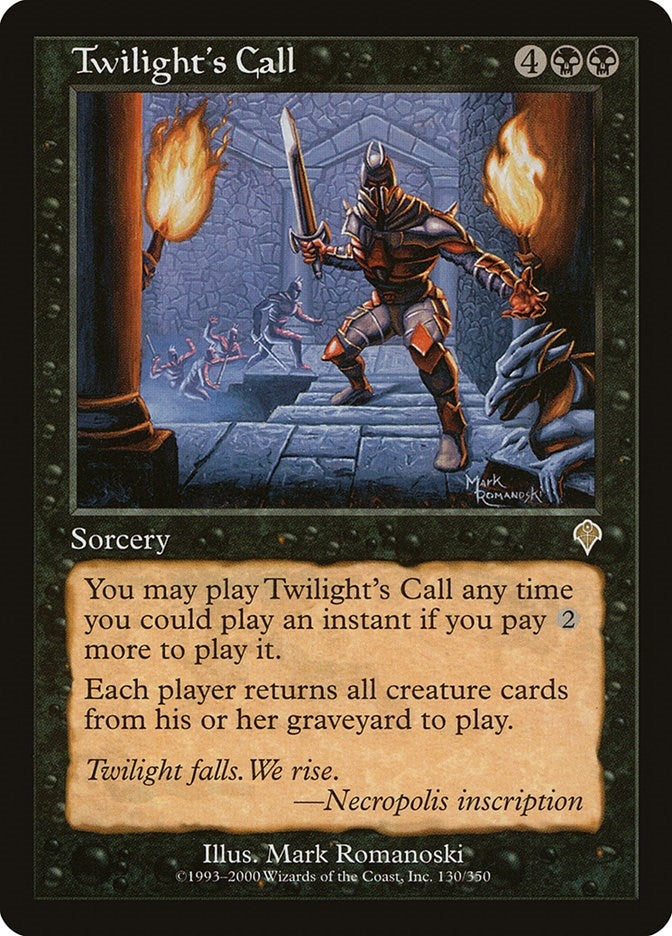 Image for Twilight's Call (130) [Invasion] - Magic: The Gathering