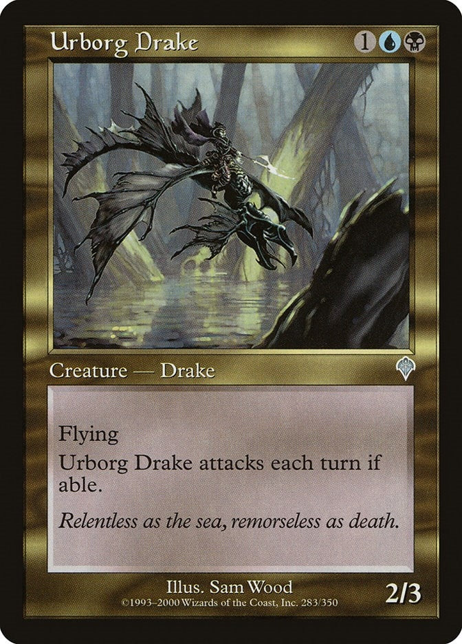 Image for Urborg Drake (283) [Invasion] - Magic: The Gathering