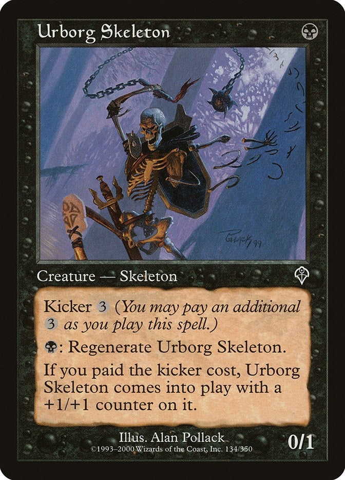 Image for Urborg Skeleton (134) [Invasion] - Magic: The Gathering