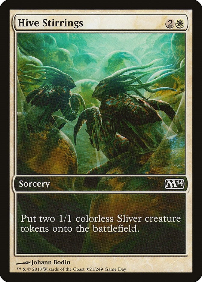 Image for Hive Stirrings (21) [Game Day & Store Championship Promos] - Magic: The Gathering