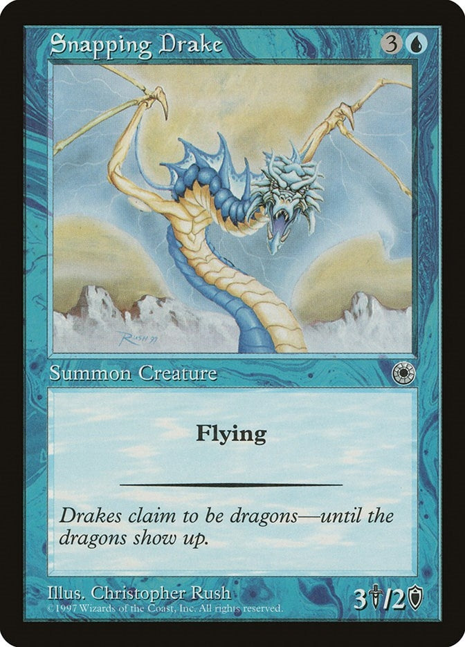 Image for Snapping Drake [Portal] - Magic: The Gathering