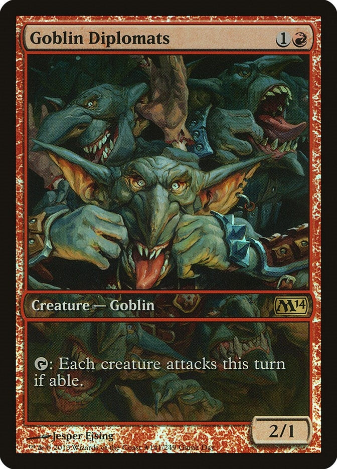Image for Goblin Diplomats (141) [Game Day & Store Championship Promos] - Magic: The Gathering