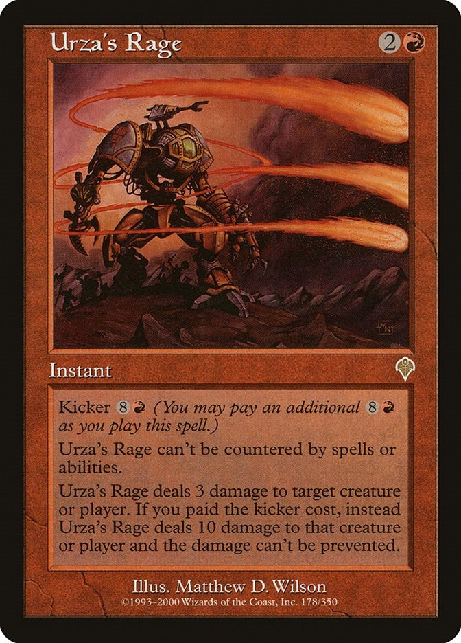Image for Urza's Rage (178) [Invasion] - Magic: The Gathering