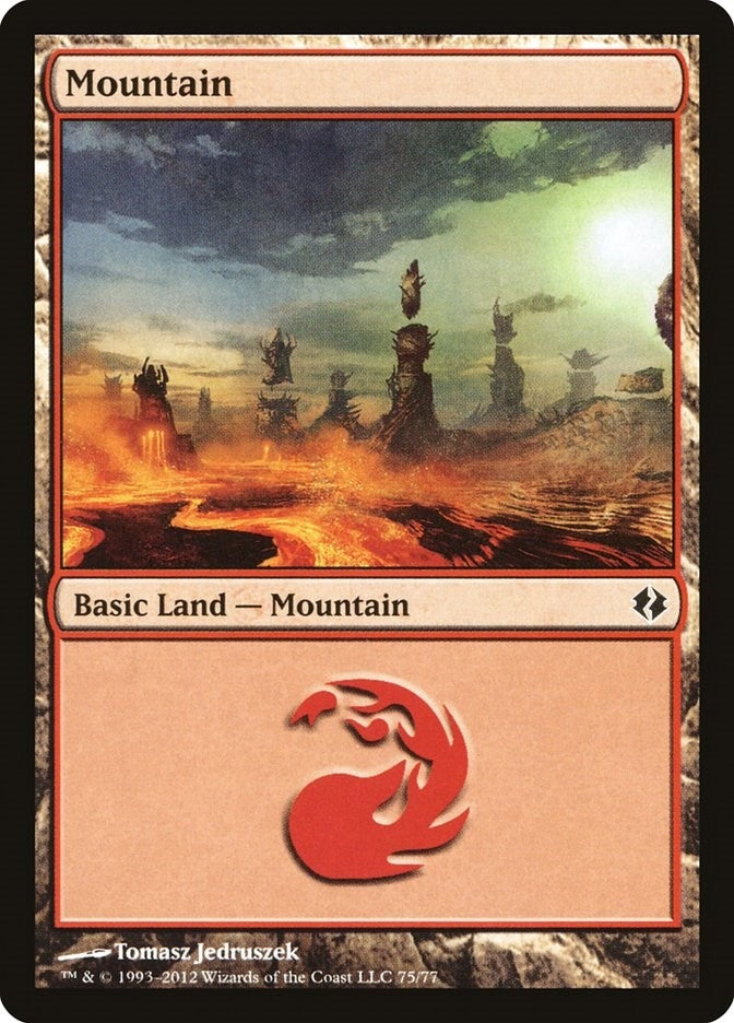Image for Mountain (75) (75) [Venser vs. Koth] - Magic: The Gathering