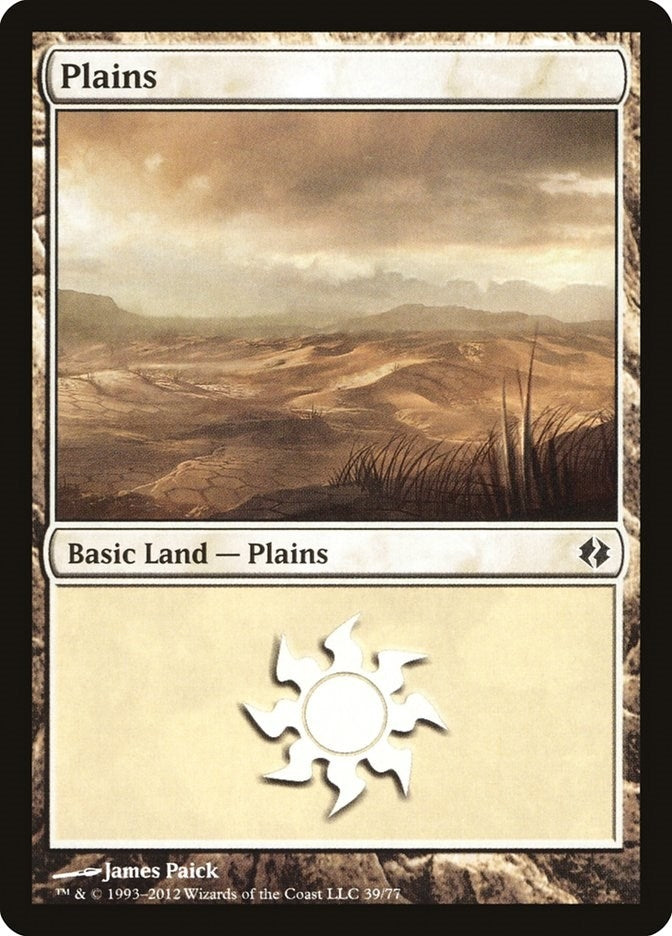 Image for Plains (39) (39) [Venser vs. Koth] - Magic: The Gathering