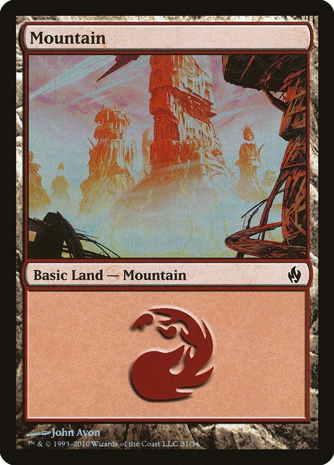 Image for Mountain (31) (31) [Premium Deck Series: Fire and Lightning] - Magic: The Gathering