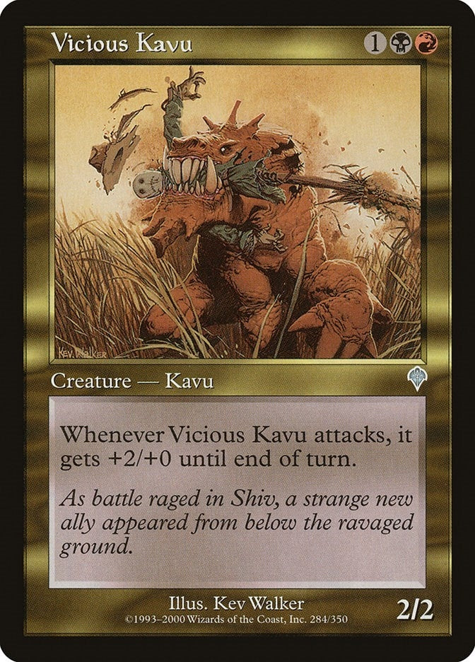 Image for Vicious Kavu (284) [Invasion] - Magic: The Gathering