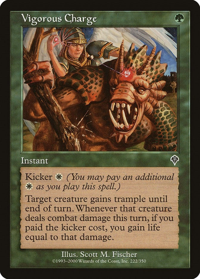 Image for Vigorous Charge (222) [Invasion] - Magic: The Gathering