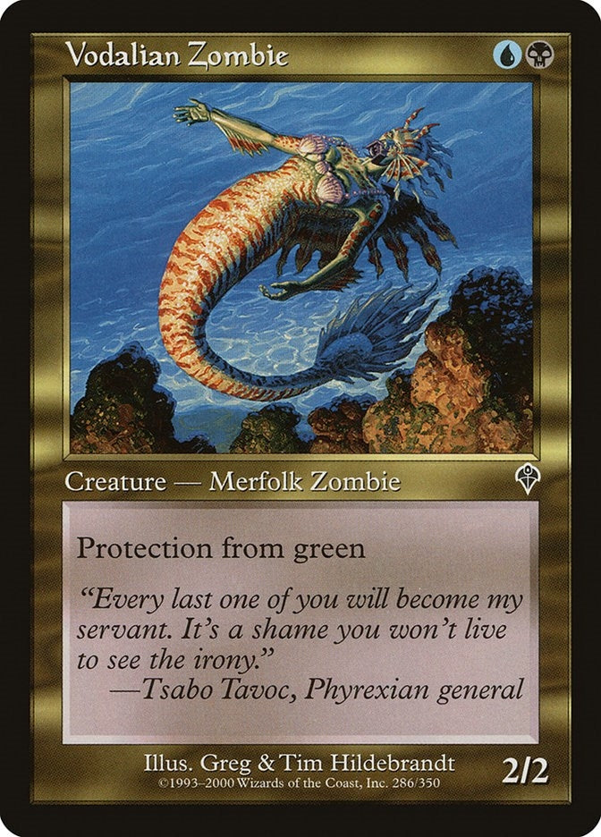 Image for Vodalian Zombie (286) [Invasion] - Magic: The Gathering