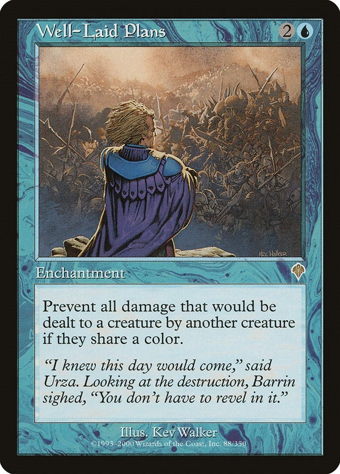 Image for Well-Laid Plans (88) [Invasion] - Magic: The Gathering