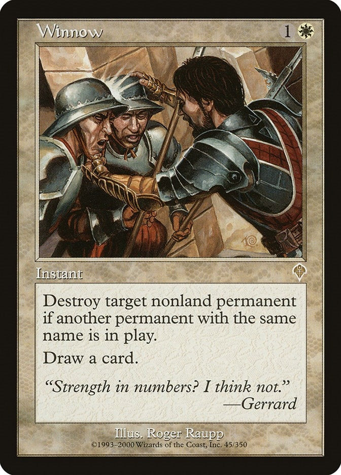 Image for Winnow (45) [Invasion] - Magic: The Gathering