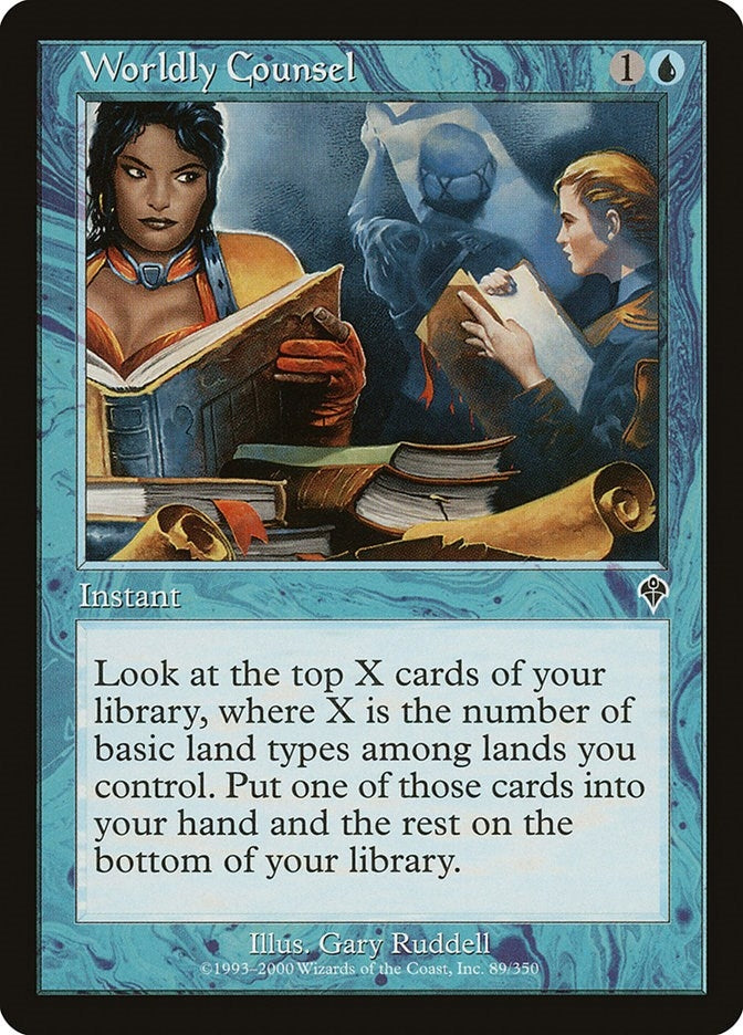 Image for Worldly Counsel (89) [Invasion] - Magic: The Gathering