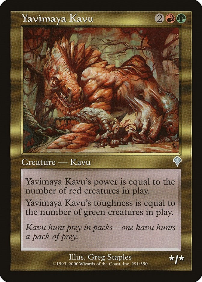 Image for Yavimaya Kavu (291) [Invasion] - Magic: The Gathering