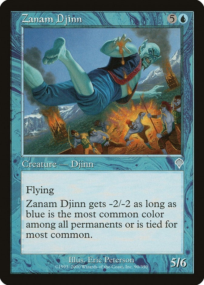 Image for Zanam Djinn (90) [Invasion] - Magic: The Gathering