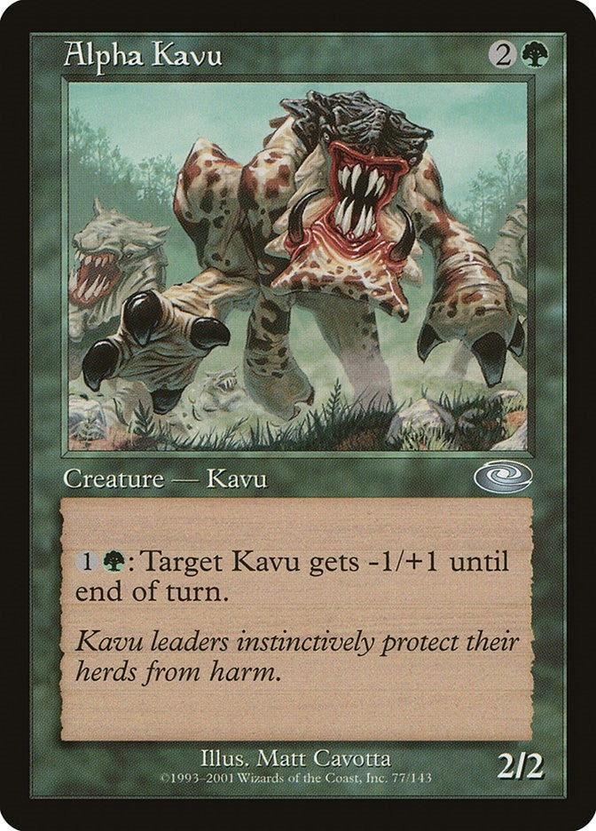 Image for Alpha Kavu (77) [Planeshift] - Magic: The Gathering