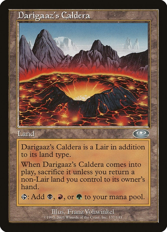 Image for Darigaaz's Caldera (137) [Planeshift] - Magic: The Gathering