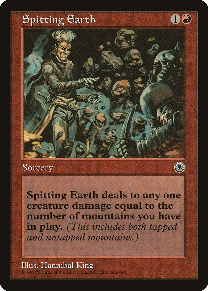Image for Spitting Earth [Portal] - Magic: The Gathering