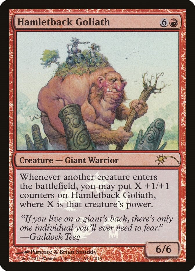 Image for Hamletback Goliath (A10) [Media Promos] - Magic: The Gathering