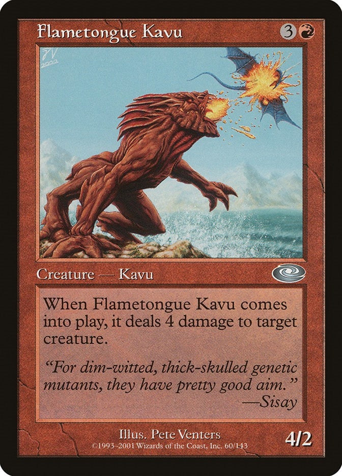 Image for Flametongue Kavu (60) [Planeshift] - Magic: The Gathering