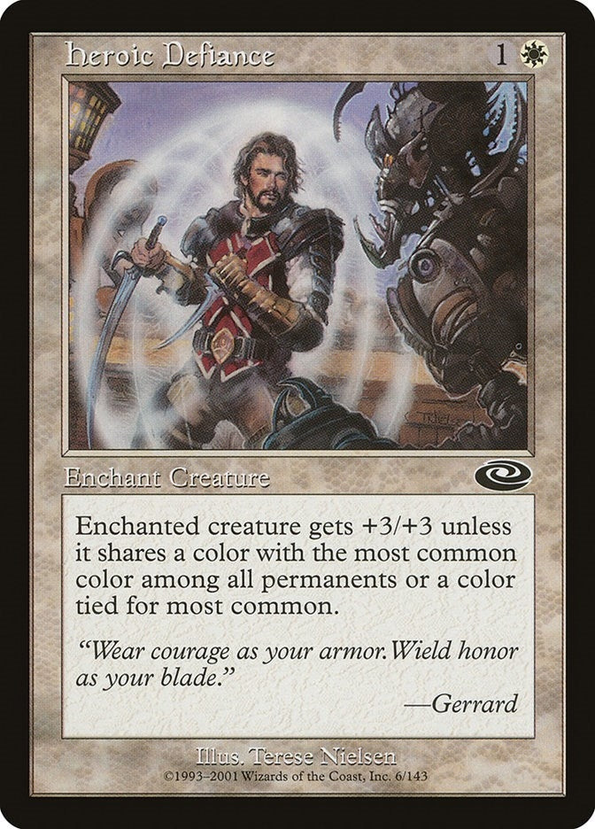 Image for Heroic Defiance (6) [Planeshift] - Magic: The Gathering