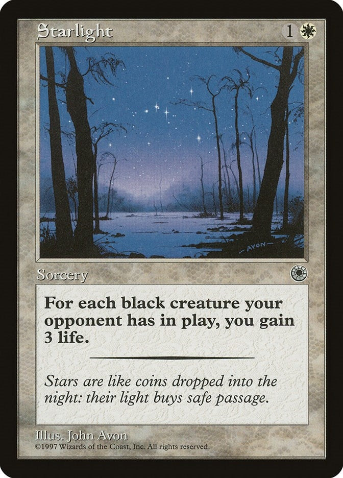 Image for Starlight [Portal] - Magic: The Gathering