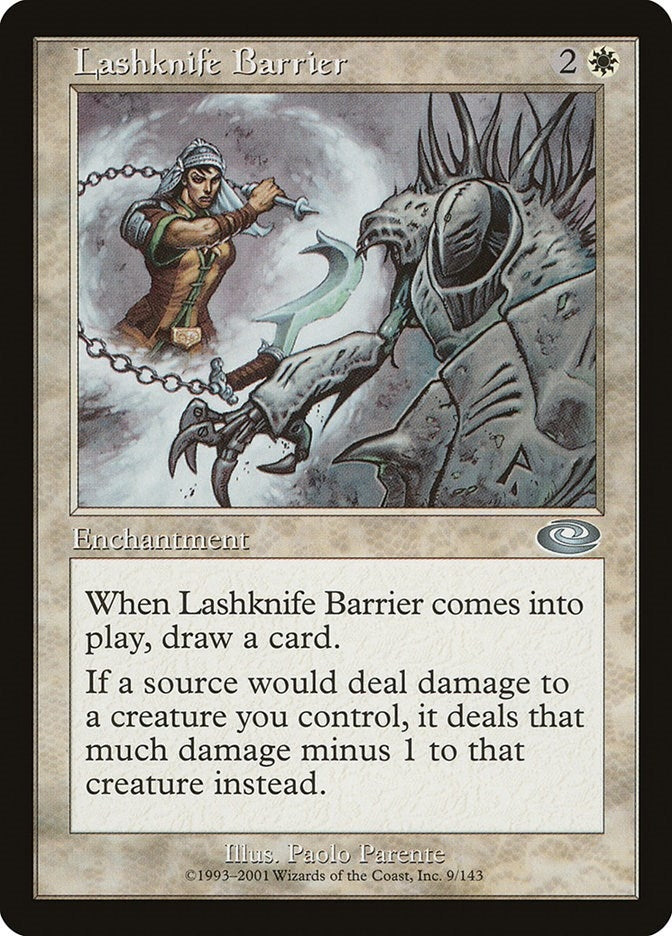 Image for Lashknife Barrier (9) [Planeshift] - Magic: The Gathering