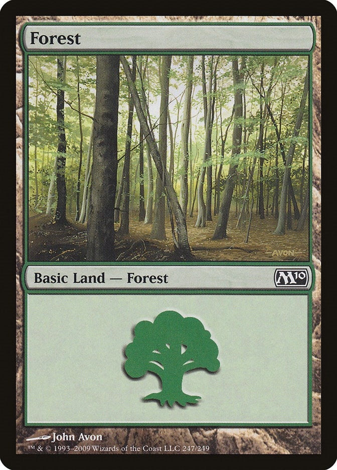Image for Forest (247) (247) [Magic 2010 (M10)] - Magic: The Gathering