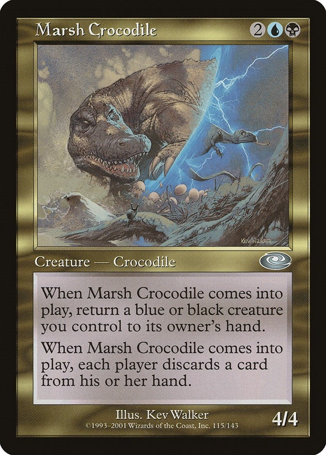 Image for Marsh Crocodile (115) [Planeshift] - Magic: The Gathering