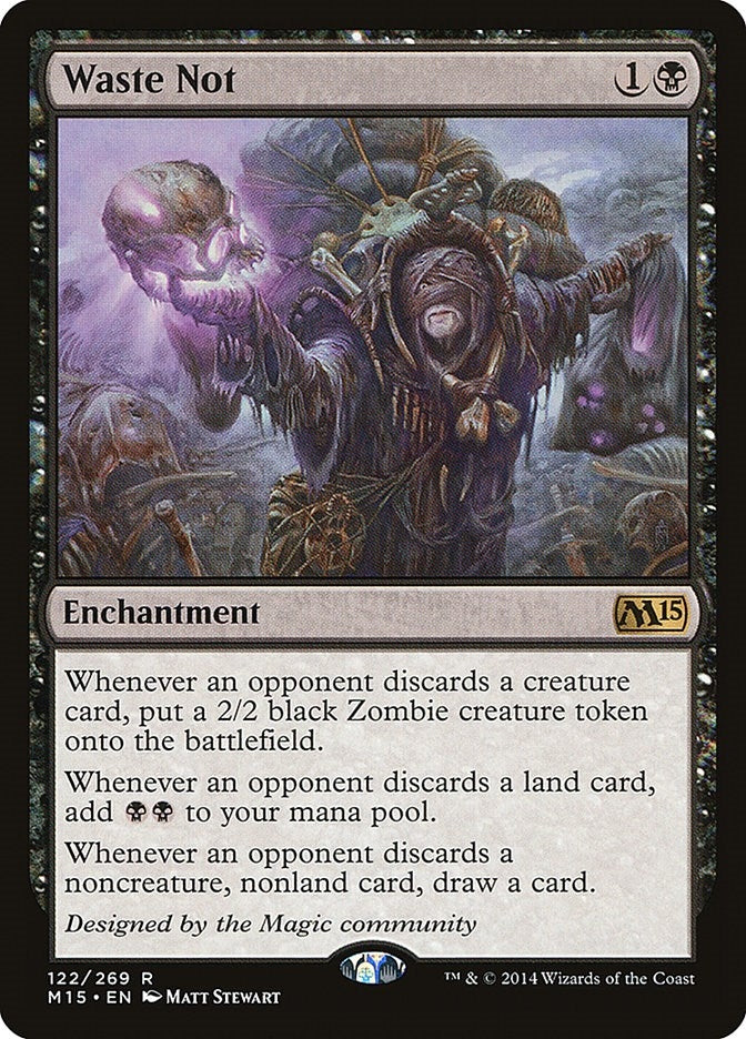 Image for Waste Not (122) [Magic 2015 (M15)] - Magic: The Gathering
