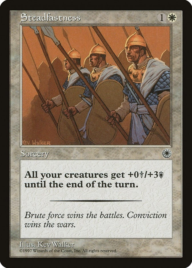 Image for Steadfastness [Portal] - Magic: The Gathering