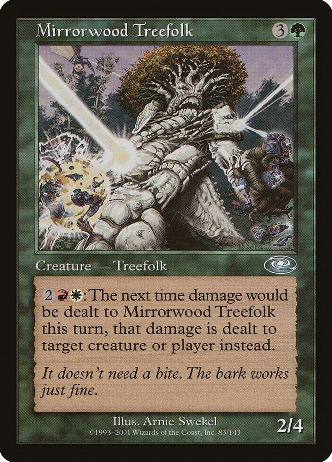 Image for Mirrorwood Treefolk (83) [Planeshift] - Magic: The Gathering