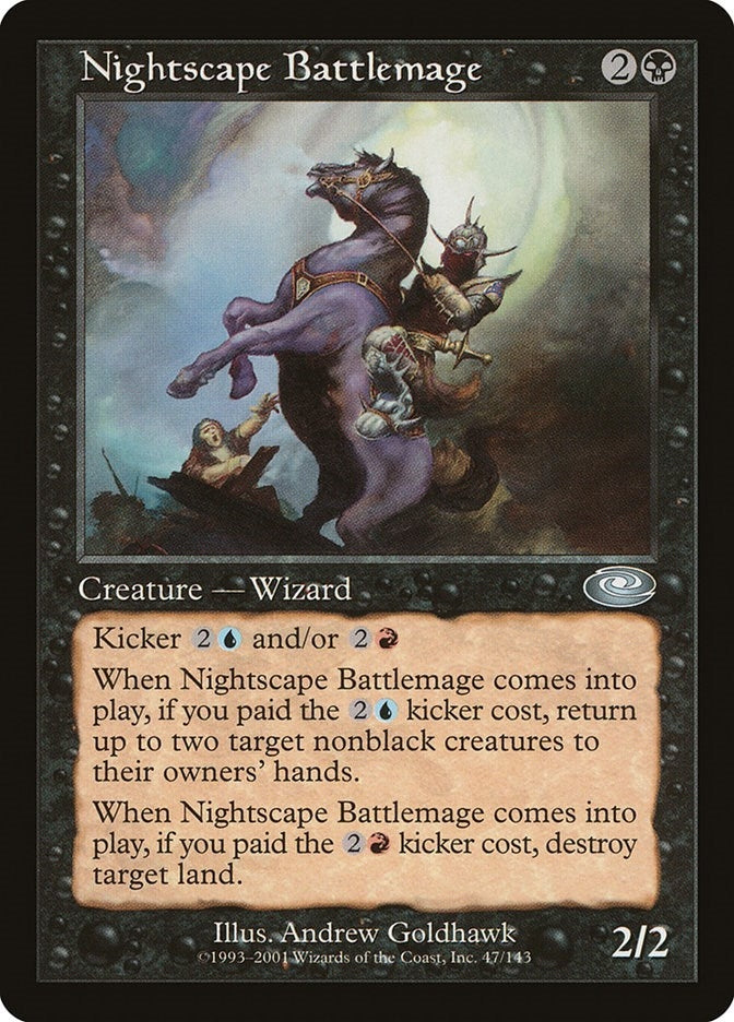 Image for Nightscape Battlemage (47) [Planeshift] - Magic: The Gathering