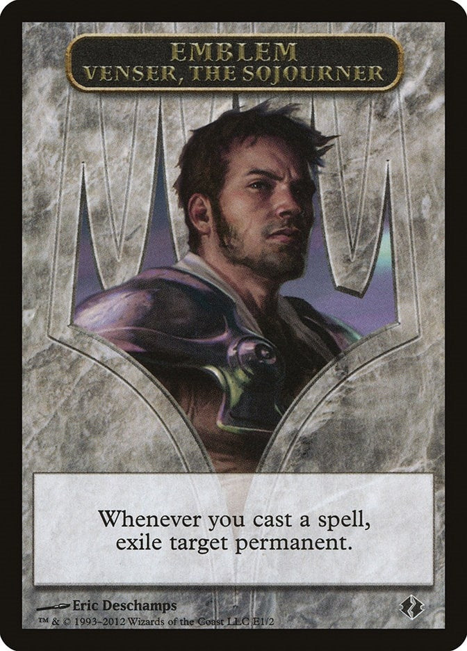 Image for Emblem - Venser, the Sojourner (E1) [Venser vs. Koth] - Magic: The Gathering