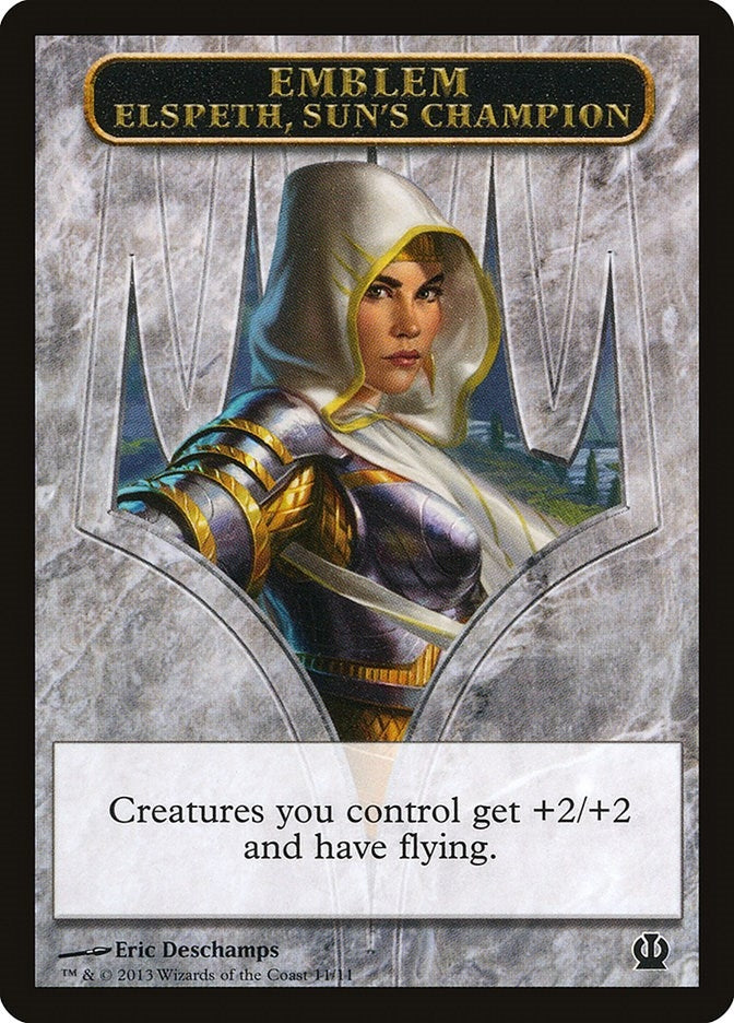 Image for Emblem - Elspeth, Sun's Champion (11) [Theros] - Magic: The Gathering