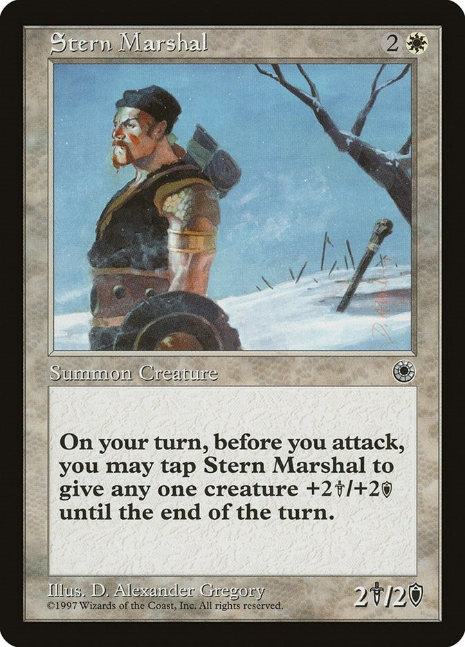 Image for Stern Marshal [Portal] - Magic: The Gathering