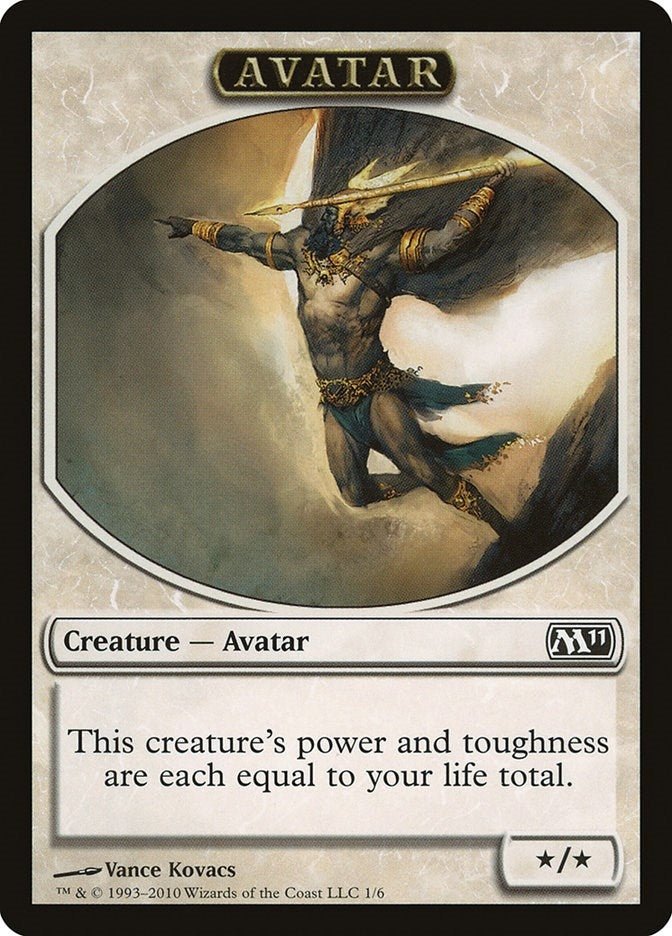 Image for Avatar Token (1) [Magic 2011 (M11)] - Magic: The Gathering