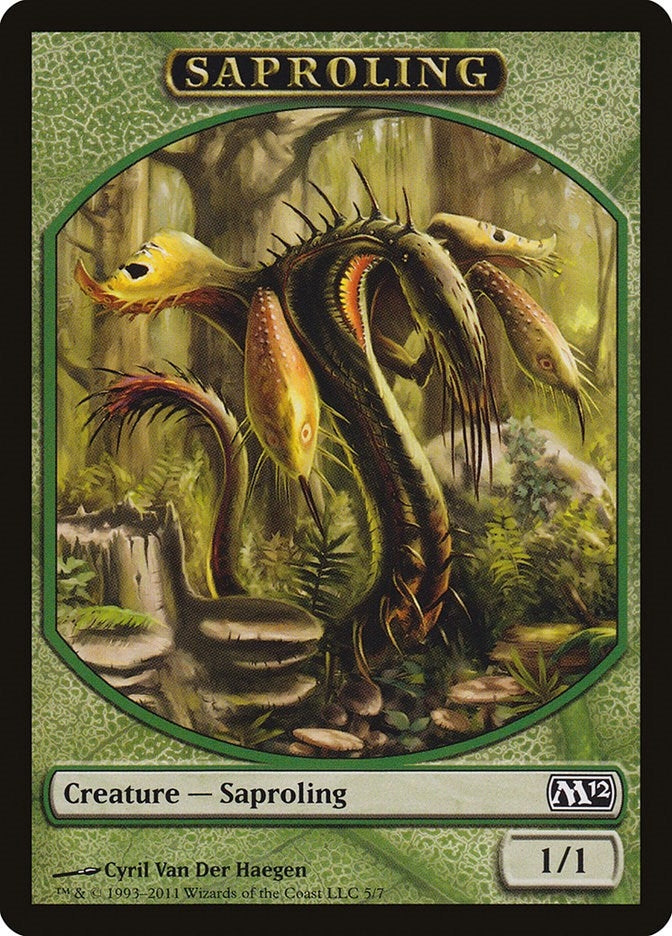 Image for Saproling Token (5) [Magic 2012 (M12)] - Magic: The Gathering