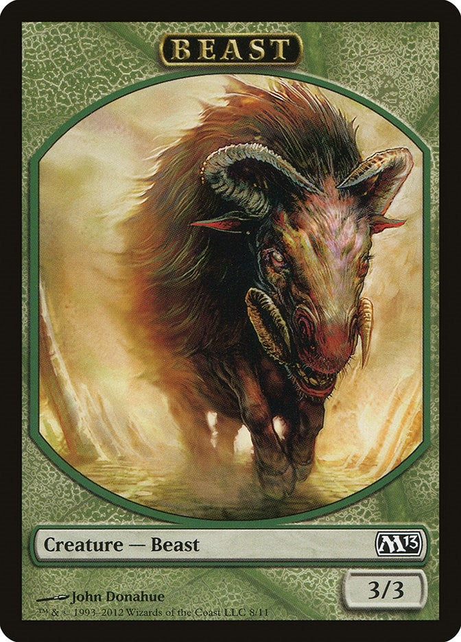 Image for Beast Token (8) [Magic 2013 (M13)] - Magic: The Gathering