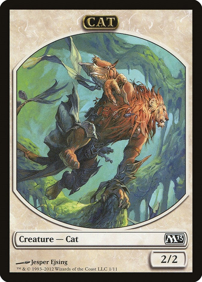 Image for Cat Token (1) [Magic 2013 (M13)] - Magic: The Gathering