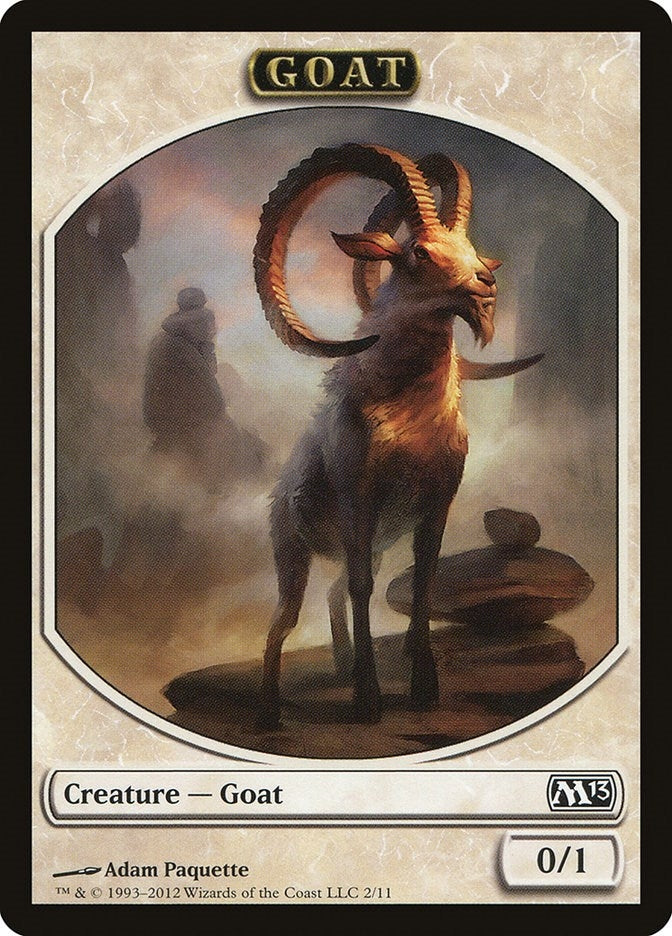 Image for Goat Token (2) [Magic 2013 (M13)] - Magic: The Gathering